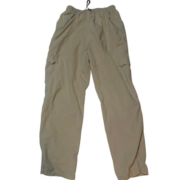 Vintage Nike ACG Cargo Pants Mens Medium Beige Hiking Gorpcore Belted Y2K 90s - Picture 2 of 6